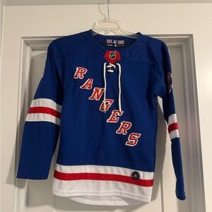 adidas Women's Blue and Red Rangers Jersey Fox 23